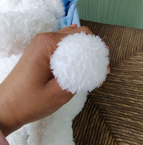 ÷Baby Gund Polar Bear White Bear, Personalized My First Christmas Baby Gift - Picture 9 of 12